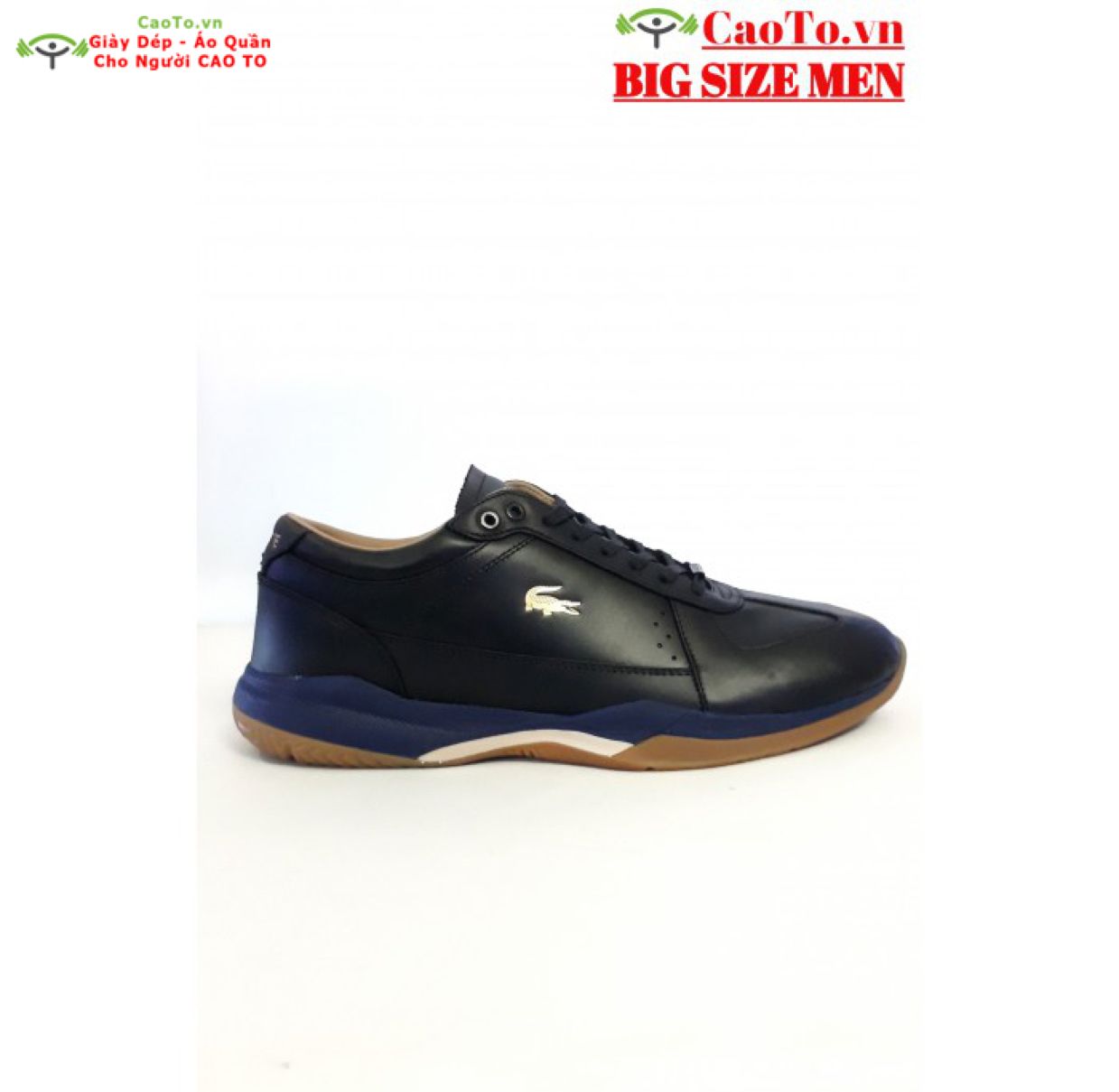 Giày Tennis Lacoste Black Size Lớn