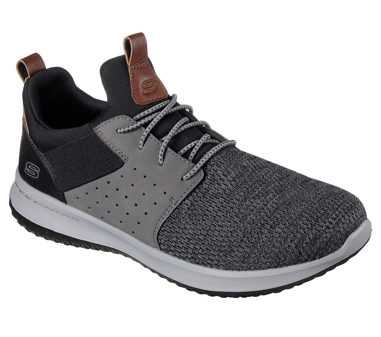 Giày Skechers Delson Màu Đen Big Size 45 46 47 48 49