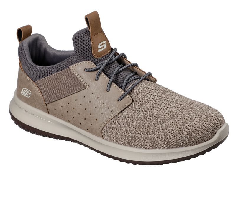 Giày Skechers Delson Màu Coffee Big Size 45 46 47 48 49