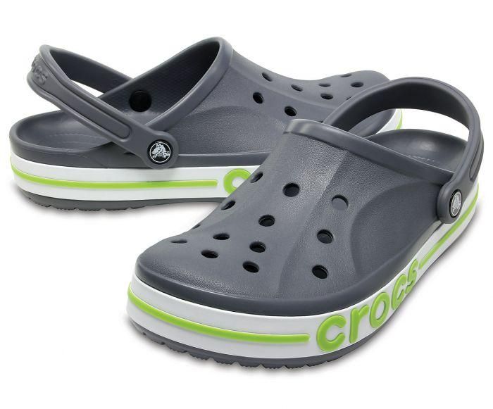 Dép Crocs Xám Xanh Lá