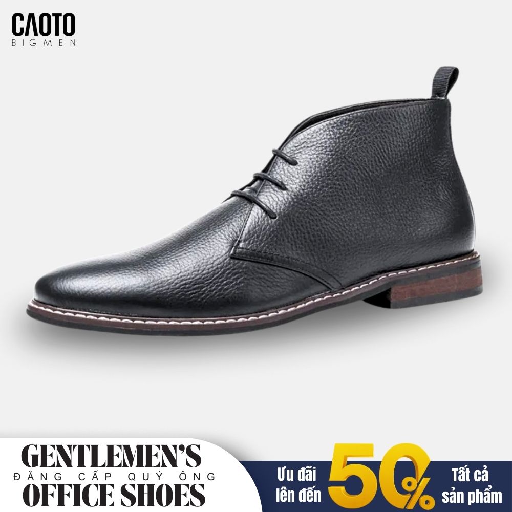 Giày Tây Boot Orion Thắt Dây Bigsize Cao Cấp