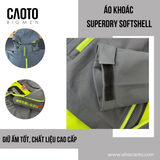  Áo Khoác SuperDry Windtrekker Xám Size Lớn XXXL 