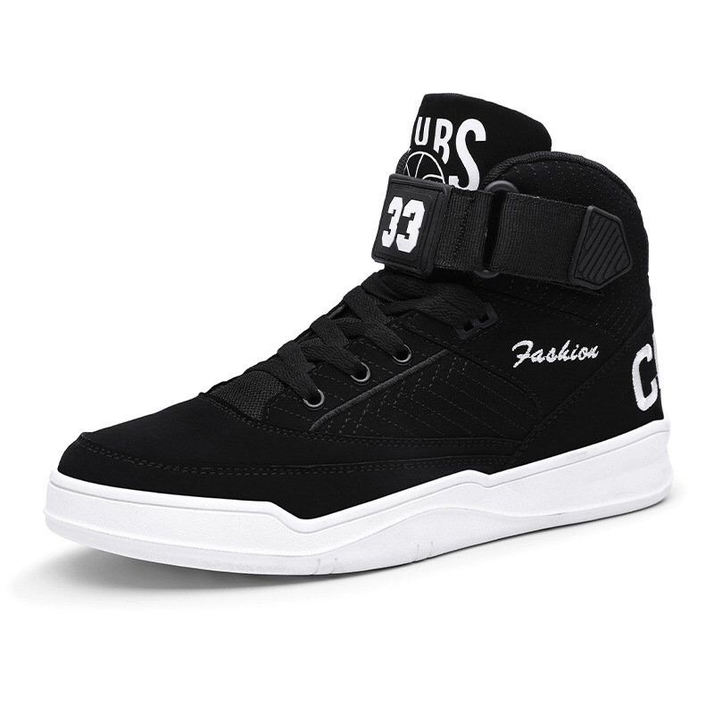 Giày Sneaker Cao Cổ CLUBS Thirty-Three Màu Đen Big Size