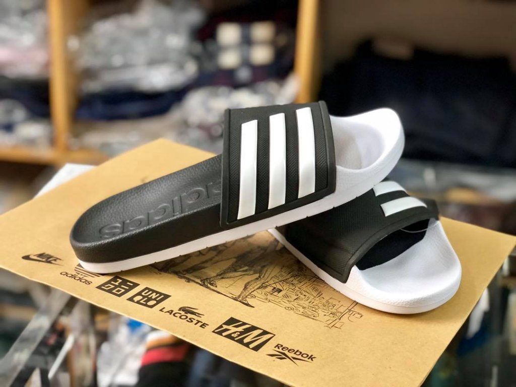 Dép Adidas TND Adilette Màu Đen-Trắng Big Size 45-46-47