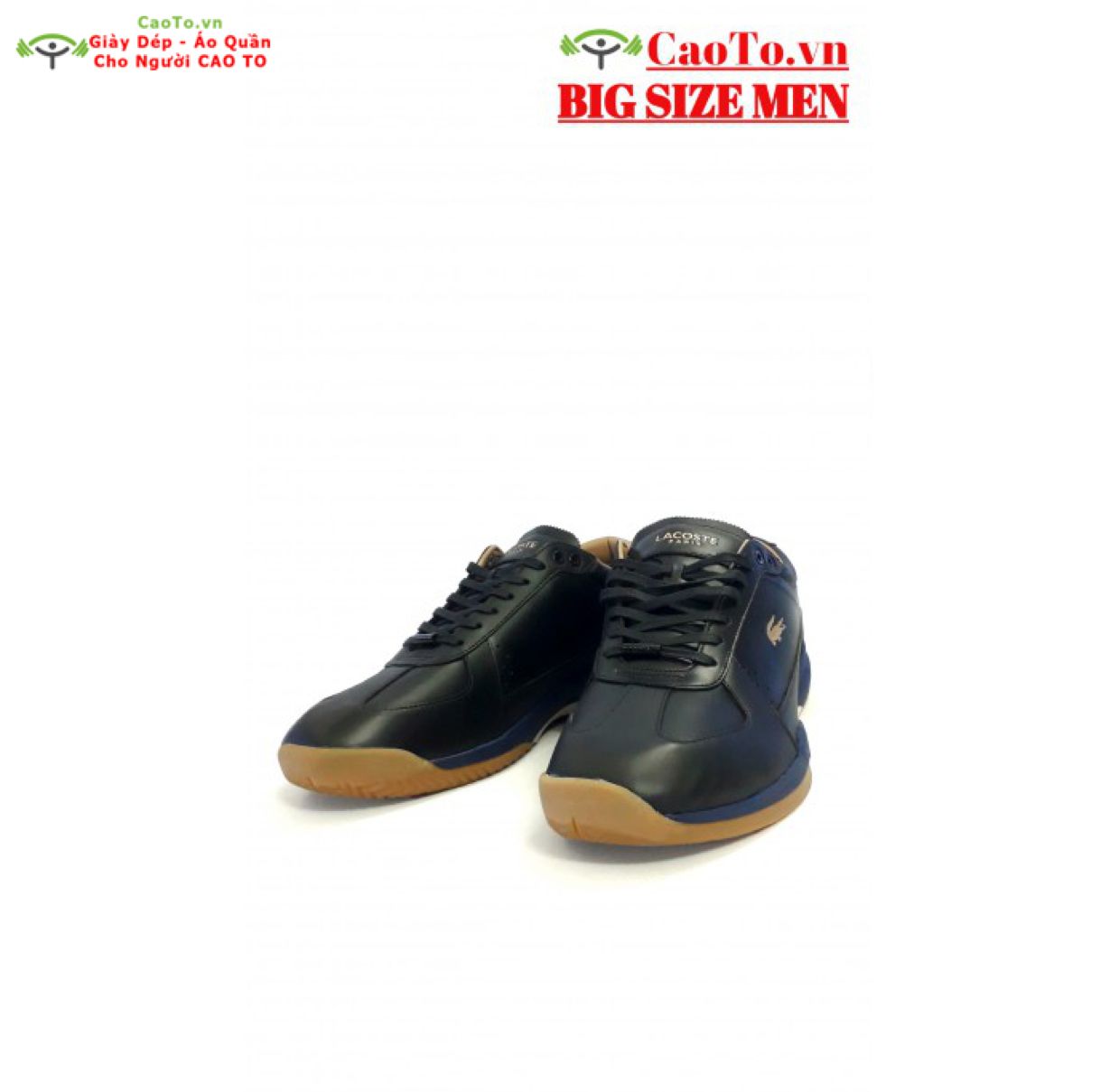 Giày Tennis Lacoste Black Size Lớn