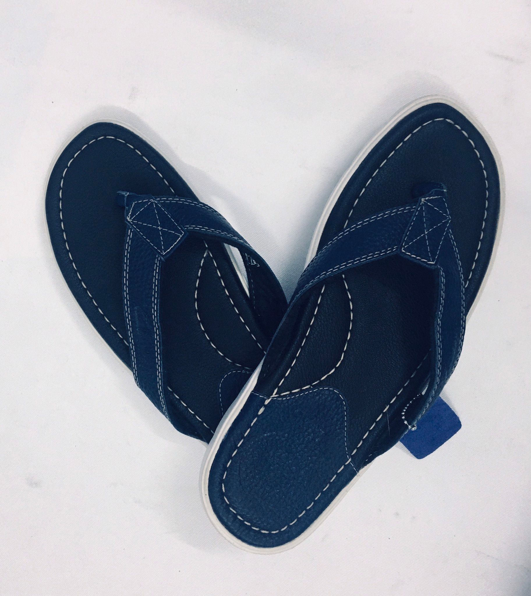 Dép Kẹp Clarks Màu Xanh Jean Big Size