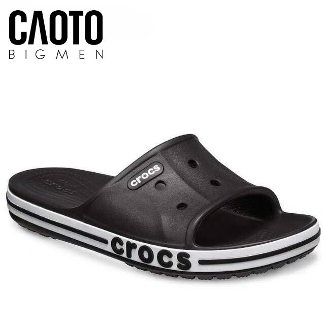 Dép Quai Ngang Crocs Iconic Comfort Màu Đen Chính Hãng Big Size