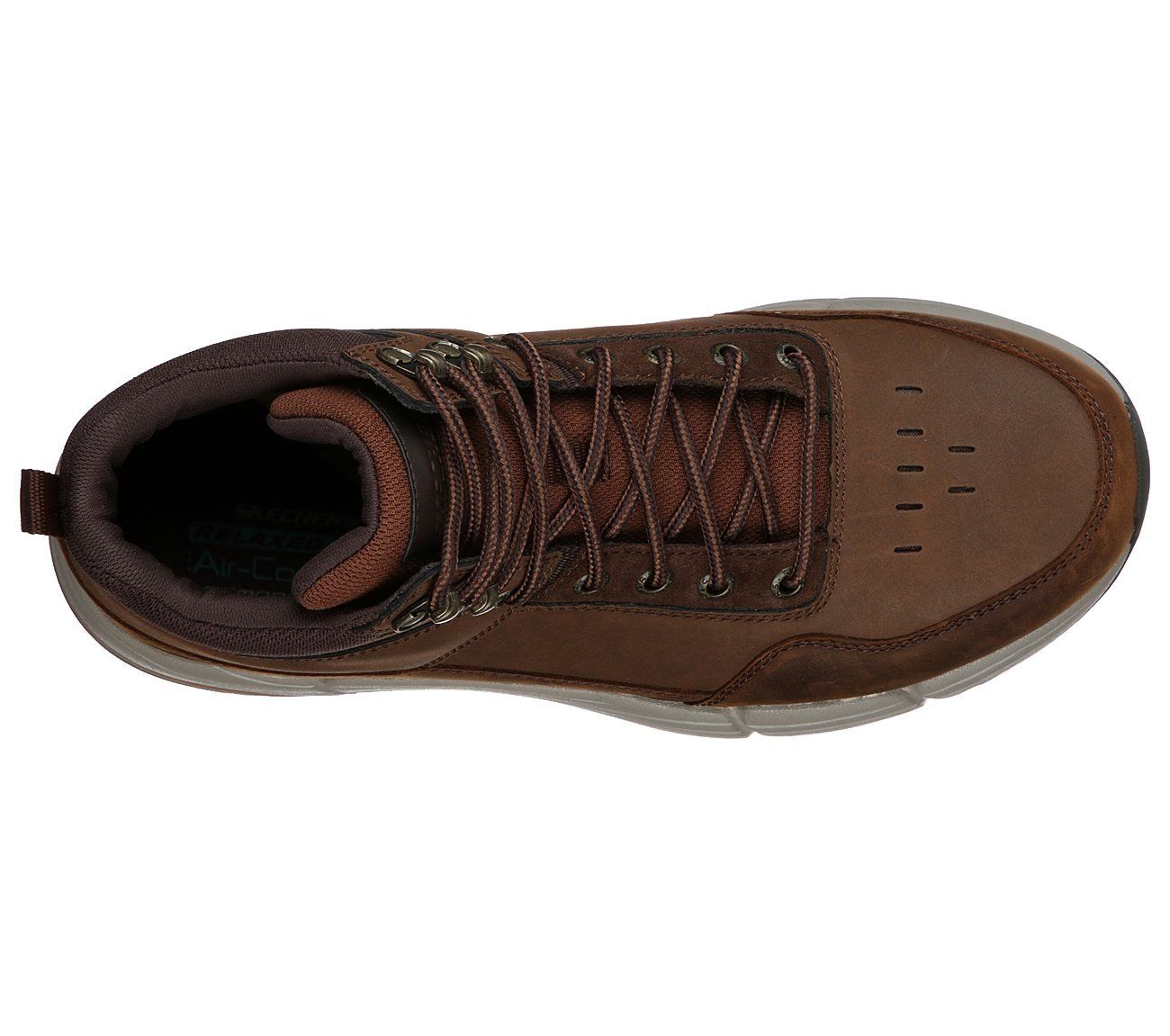 Giày Skechers Higher Up Da Nâu Cổ Cao Big size Men