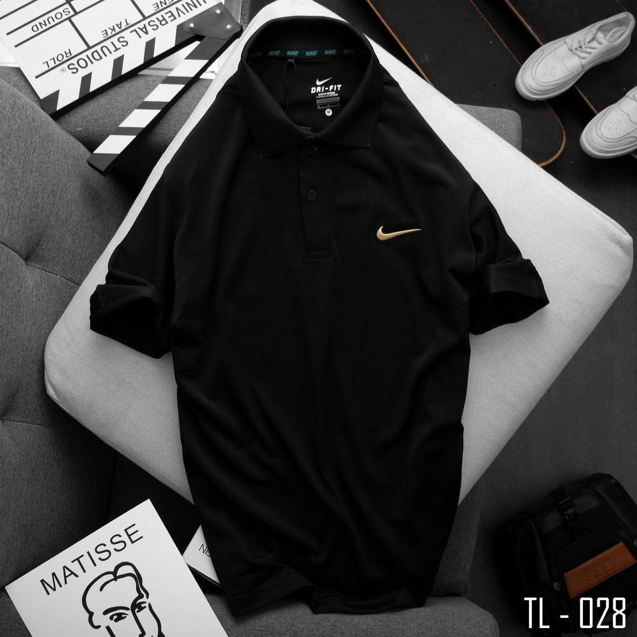 Áo Polo Golf Đen Big Size 3XL 4XL