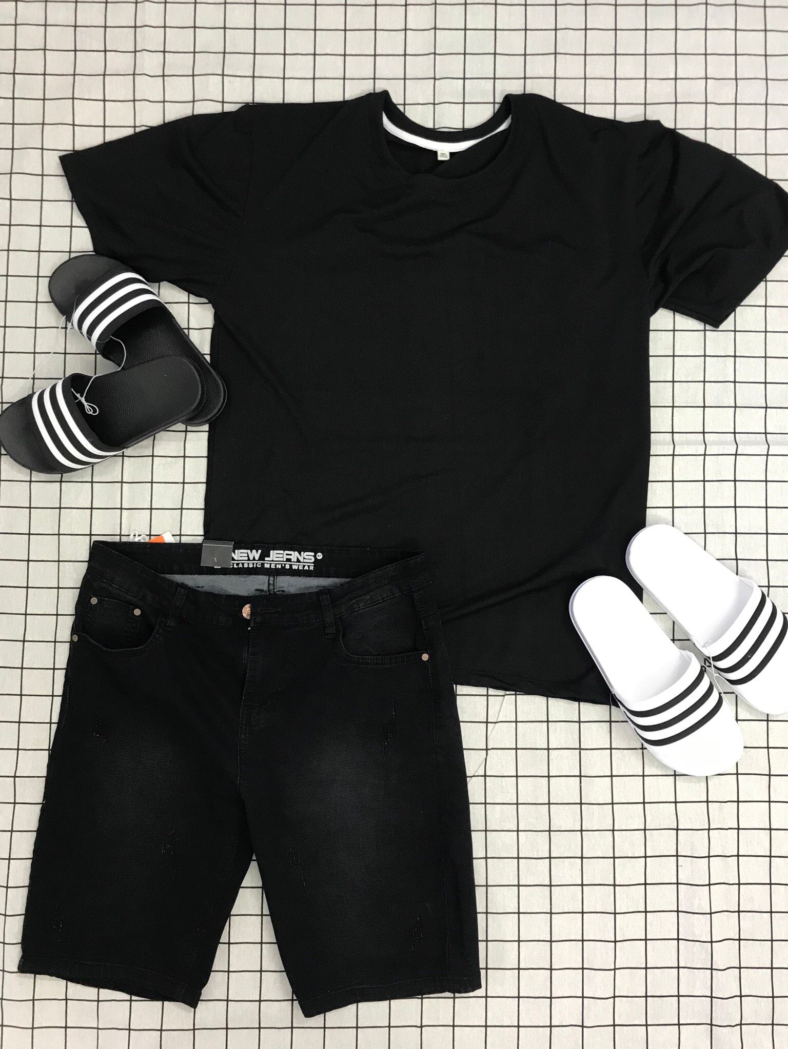 Áo Thun Đen Thời Trang Cao Cấp Big Size Men