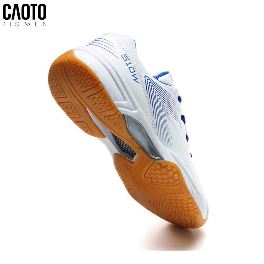 Giày Cầu Lông Bidan Badminton Màu Trắng Shoes Men Big Size 45 46 47 48