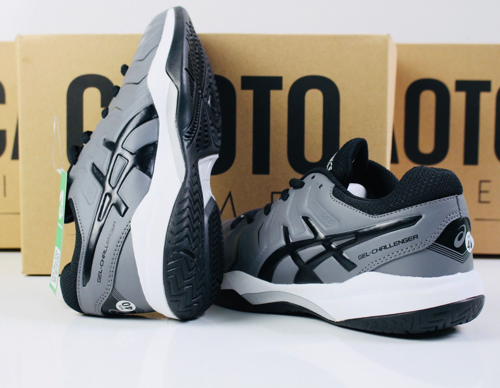 Giày tennis Asics Gel-Rocket Grey