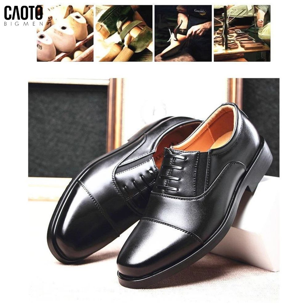 Giày Tây Xỏ Black Rome Oxford Bigsize Shoes