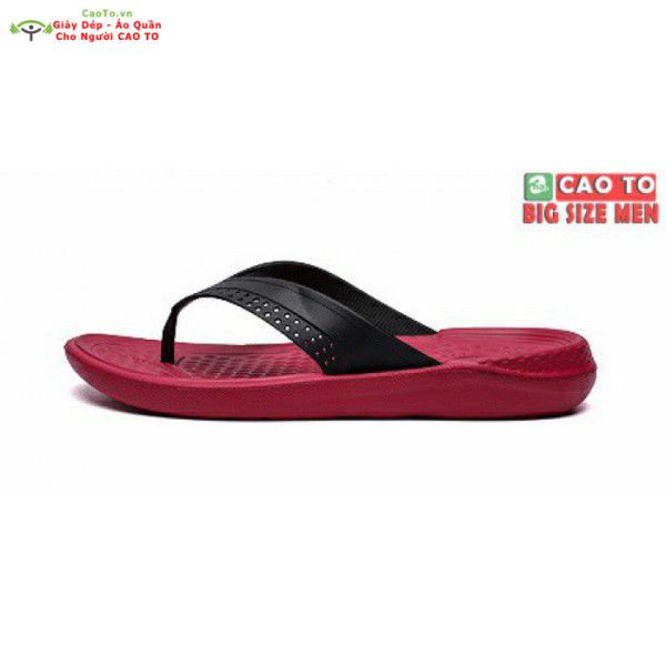 Dép Kẹp Flip-Flop Đỏ Quai Đen