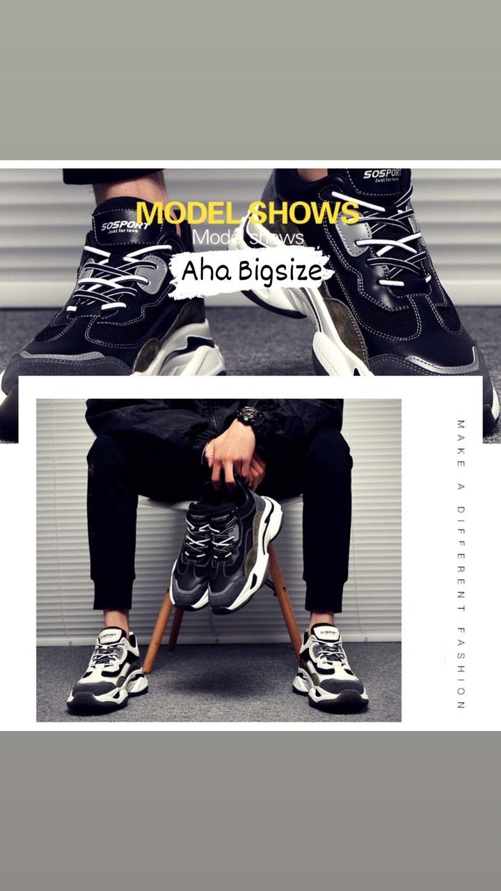 Giày Sneaker Sosport Đế Cao Thời Trang Big Size Men