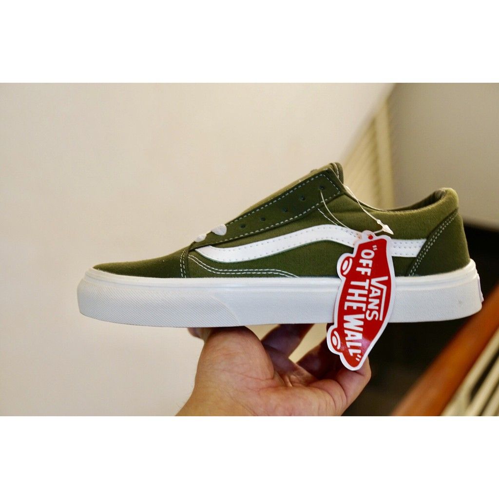 Giày Sneaker Vans Big Size Old Skool Xanh Rêu