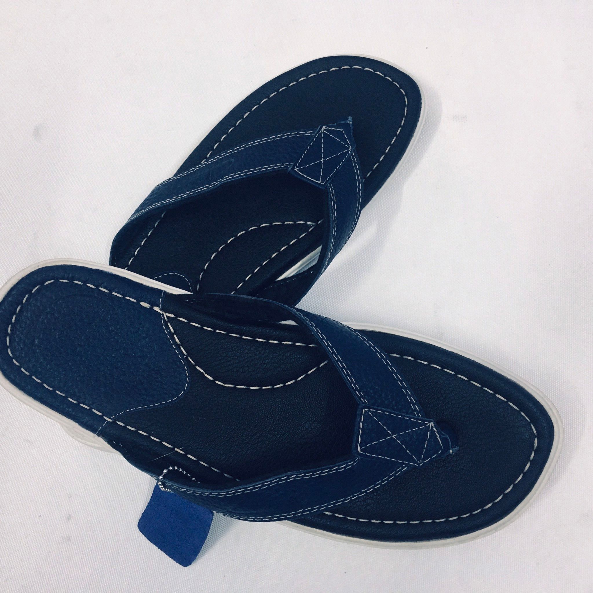 Dép Kẹp Clarks Màu Xanh Jean Big Size