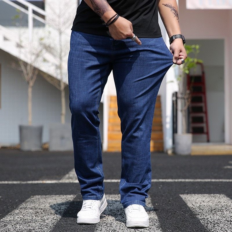 Quần Jeans Basic Lee Xanh đậm Big Size 70-150KG