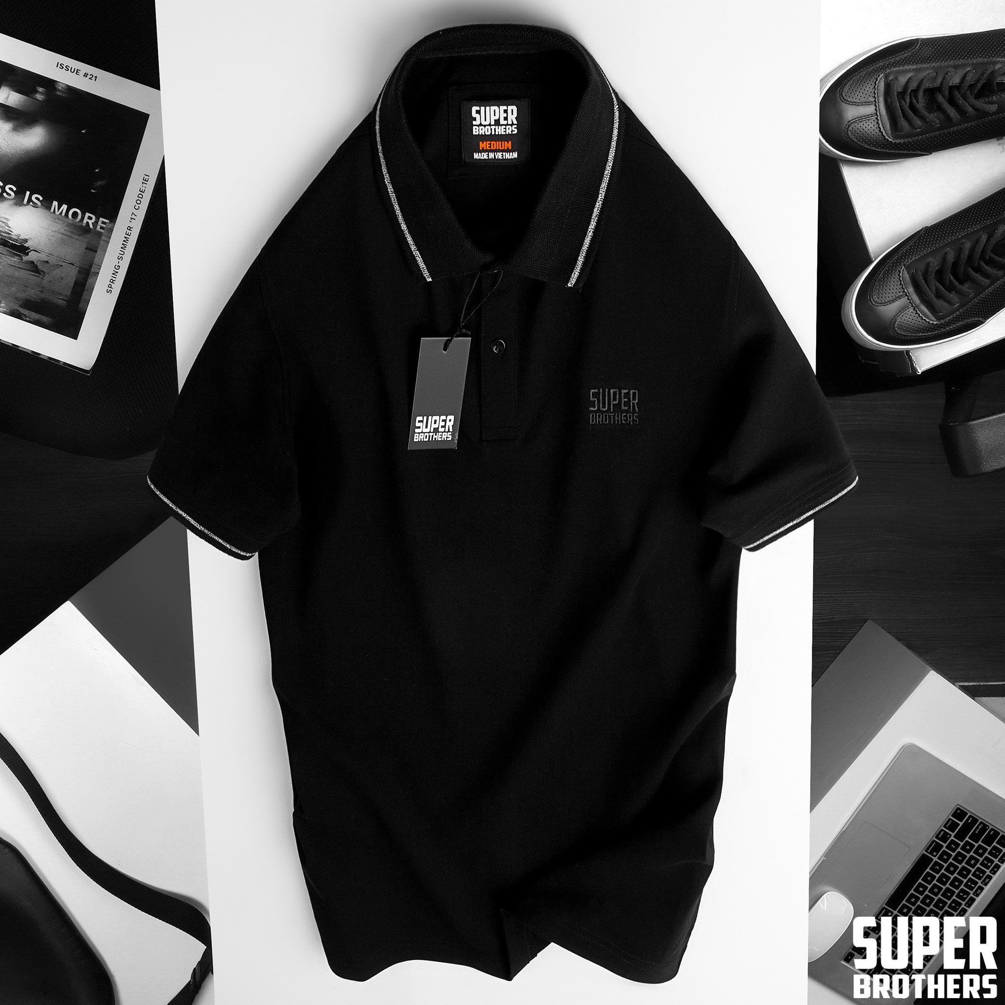 Áo Polo Big Size Nam Trắng Sang Trọng Lịch Lãm