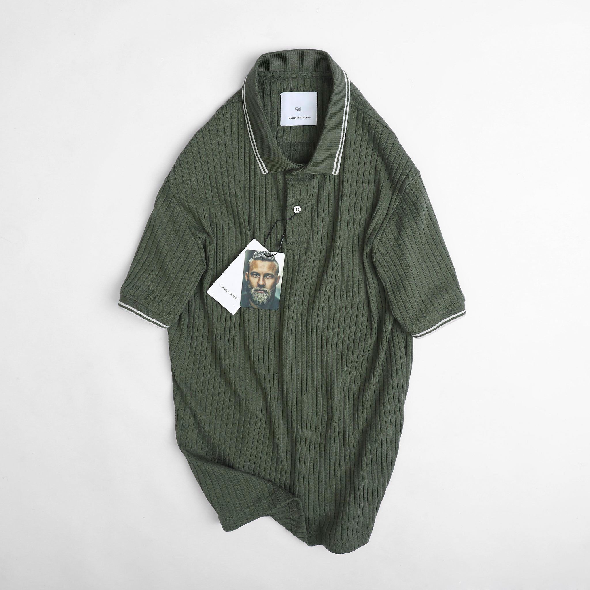 Áo Thun Có Cổ Xuất Khẩu Nam Size Lớn 2XL 3XL 4XL 5XL 6XL