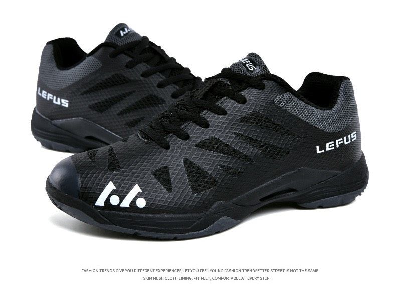 Giày Cầu Lông Đen LEF Big Size 40,41,42,43,44,45