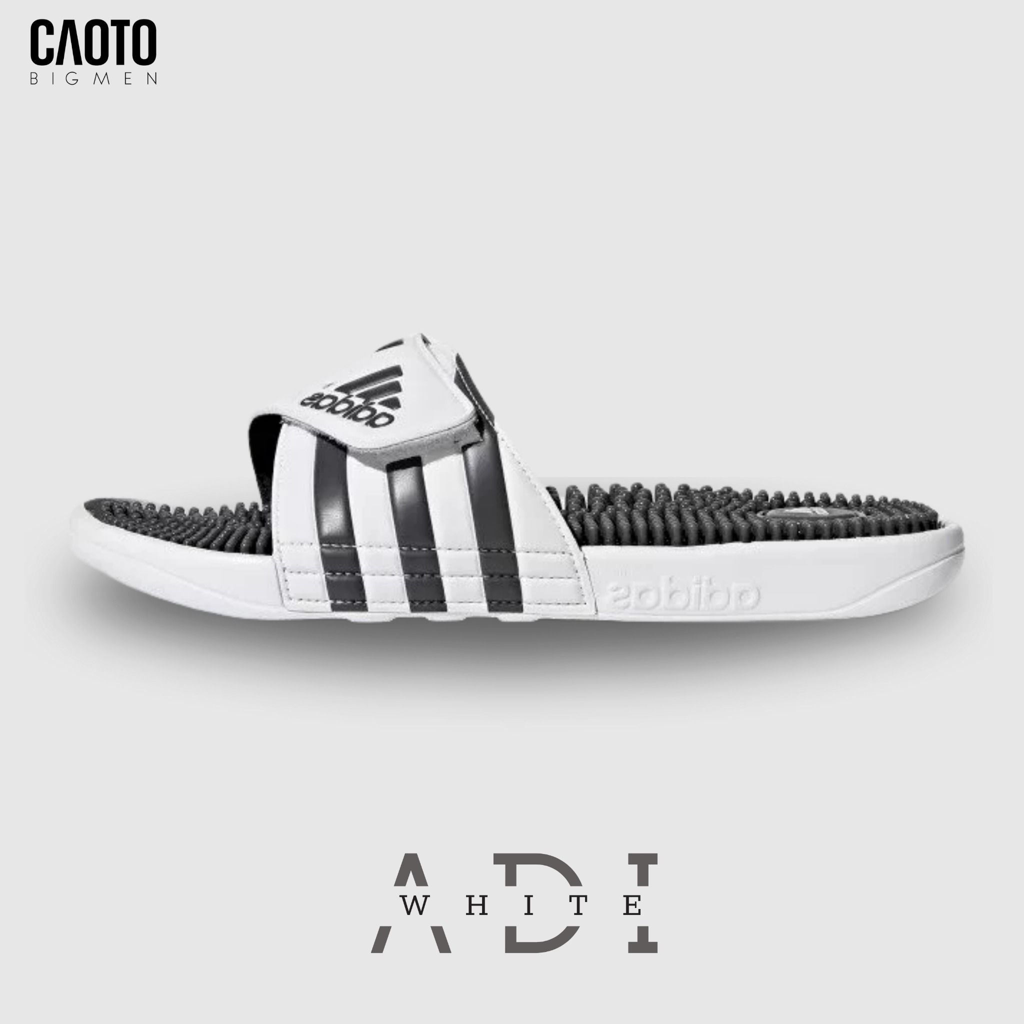Dép Quai Ngang Adissage Adidas White BigSize