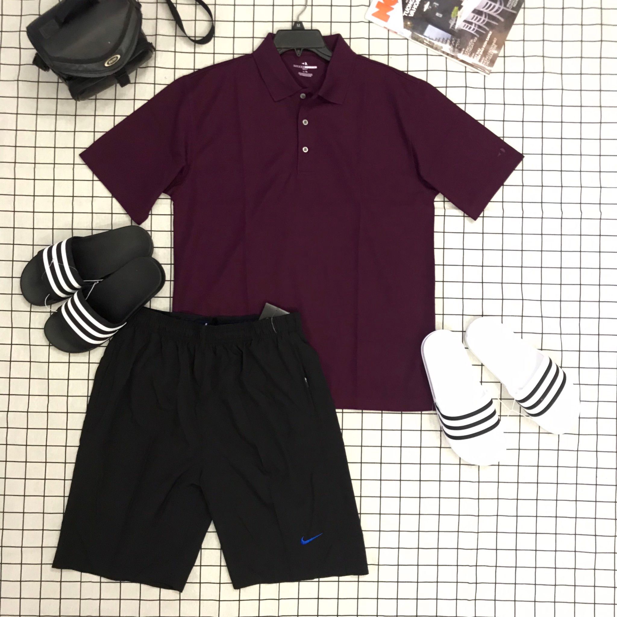 Áo Polo Cao Cấp Màu Tím Big Size Men