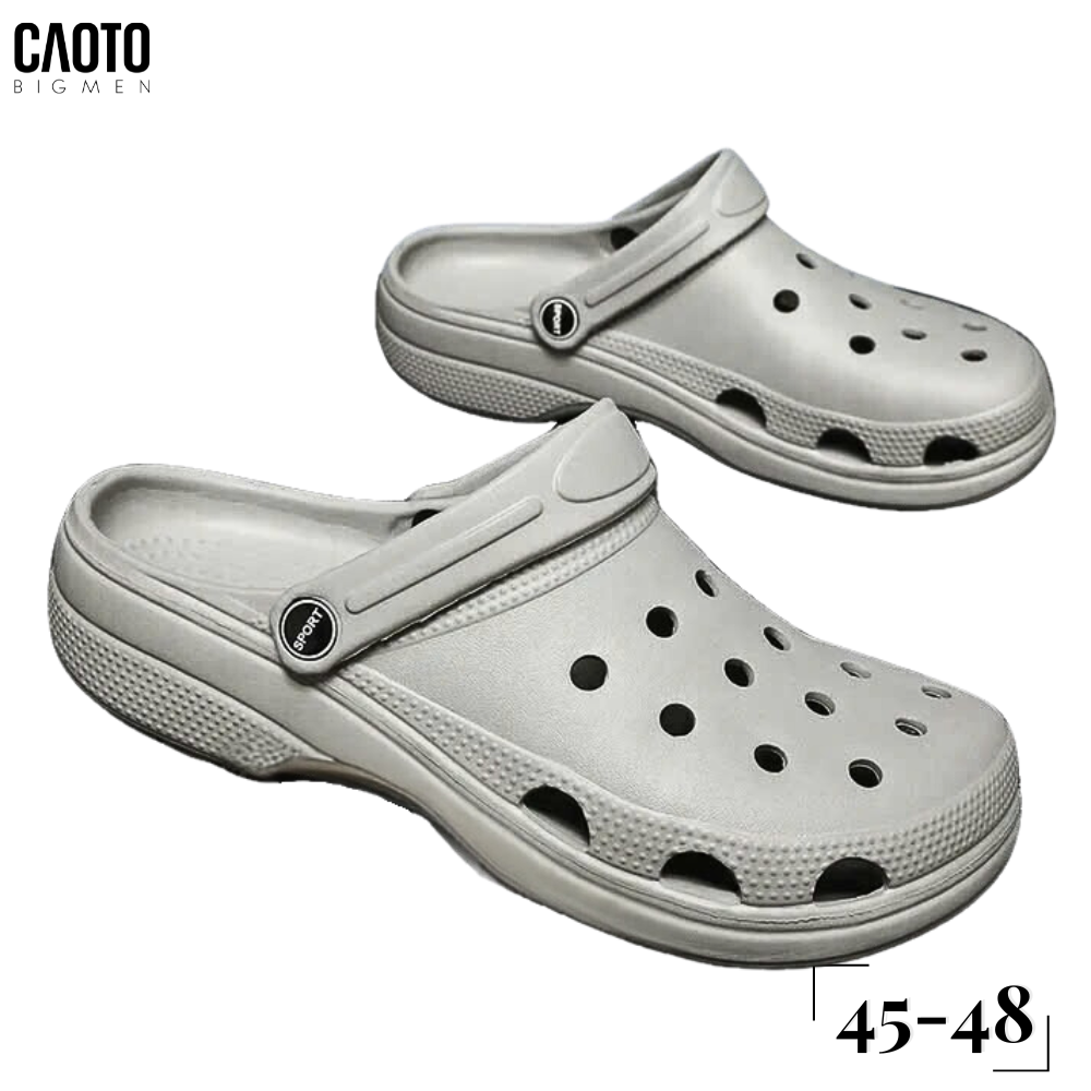 Dép Bít Mũi Cross Grey Chống Trượt Big Size 45-48