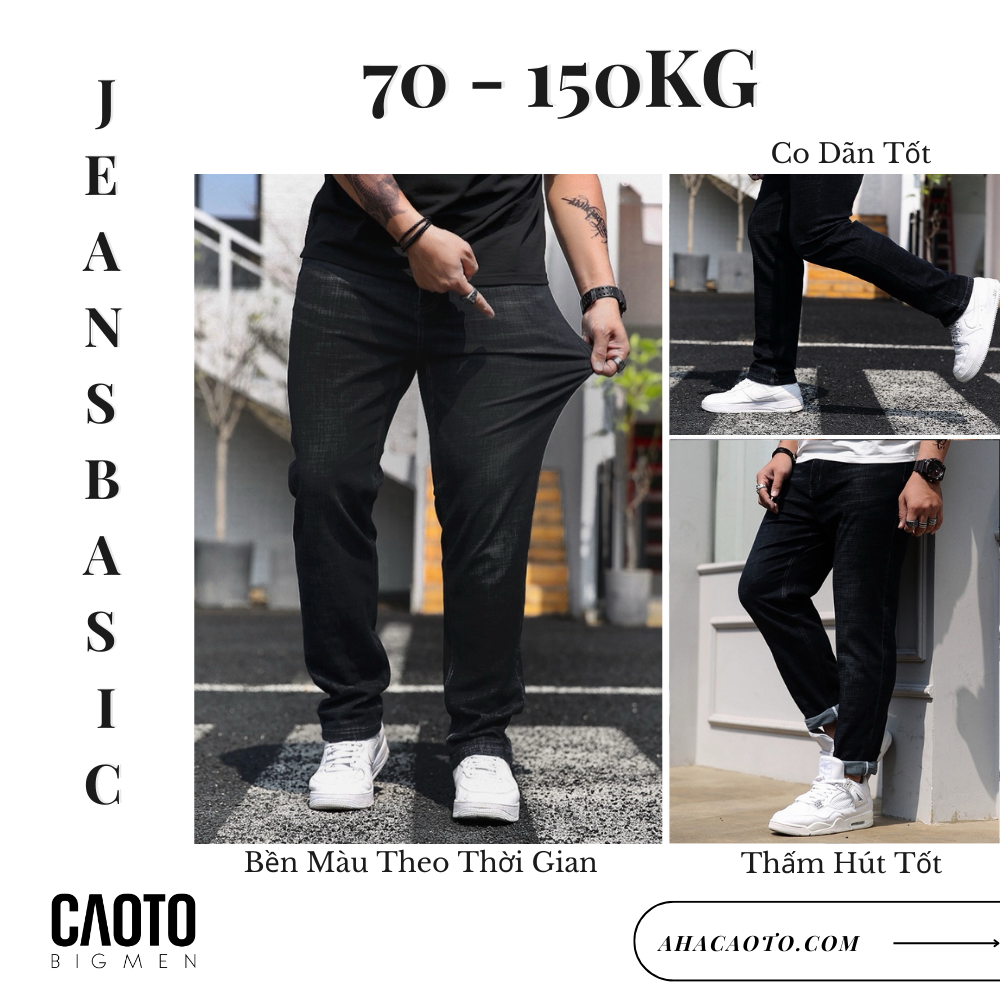  Quần Jeans Basic Lee Đen Chính Hãng Big Size Men 