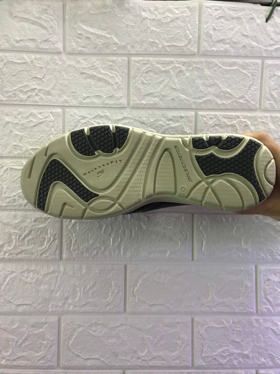 Giày lười Skecher Da Nâu Big Size