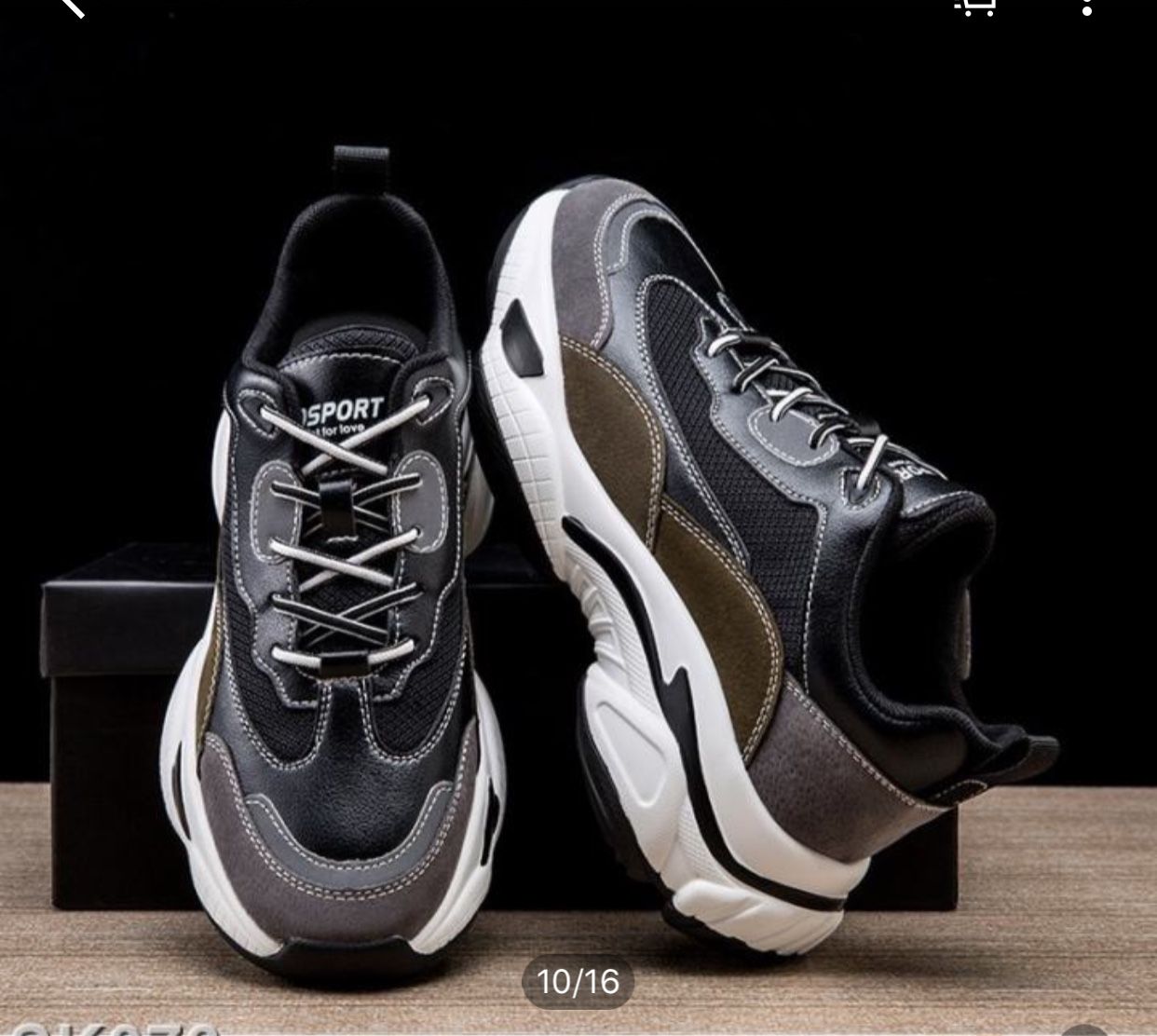 Giày Sneaker Sosport Đế Cao Thời Trang Big Size Men