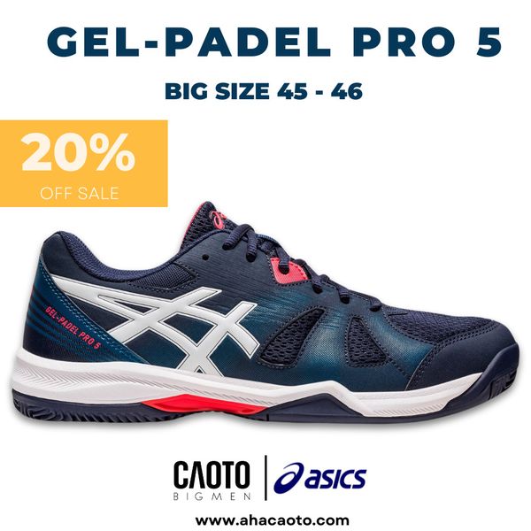  Giày Thể Thao Asic Gel-Padel Pro 5 Plave Big Size 