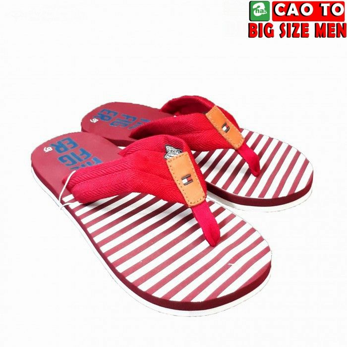 DÉP KẸP TOMMY ĐỎ DÂY DÙ SIZE LỚN