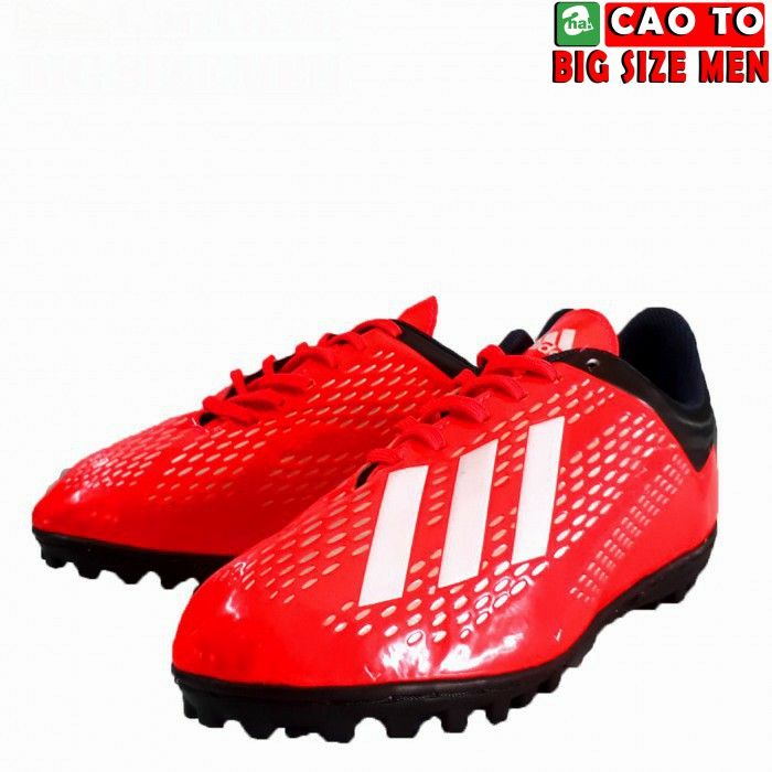GIÀY ĐÁ BANH CỎ NHÂN TẠO BIG SIZE ĐỎ ĐEN