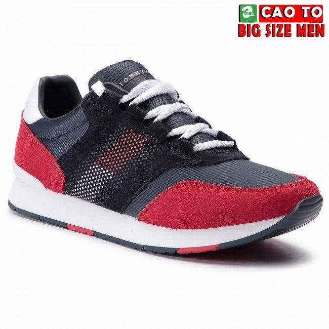 Giày Sneakers Tommy Hilfiger Red Chính Hãng Italy Big Size