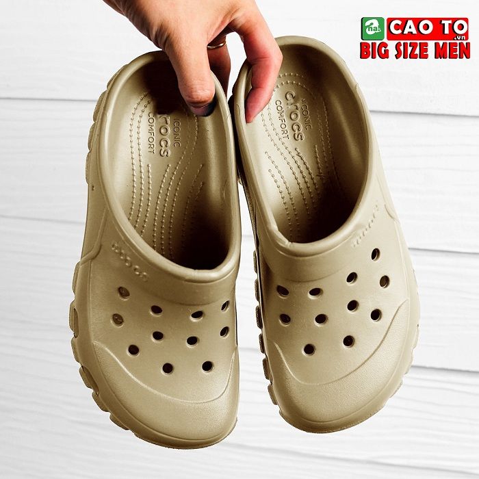 Dép Crocs Mew Coffe BIGSIZE