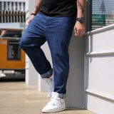  Quần Jeans Basic Lee Xanh đậm  Big Size 70-150KG 