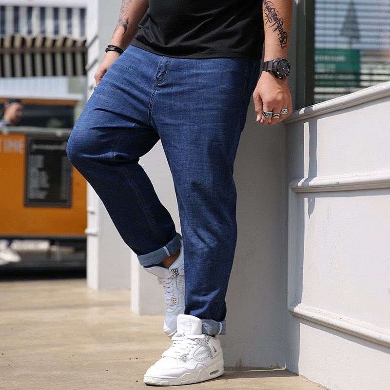 Quần Jeans Basic Lee Xanh đậm Big Size 70-150KG