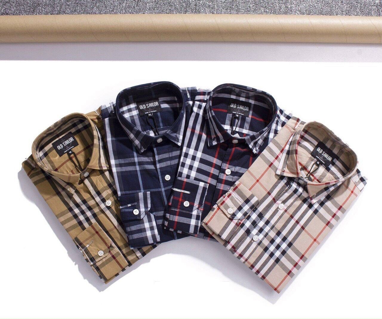 Áo Sơ Mi Caro Tay Dài Cao Cấp Big Size 2XL,3XL,4XL,5XL,6XL,7XL