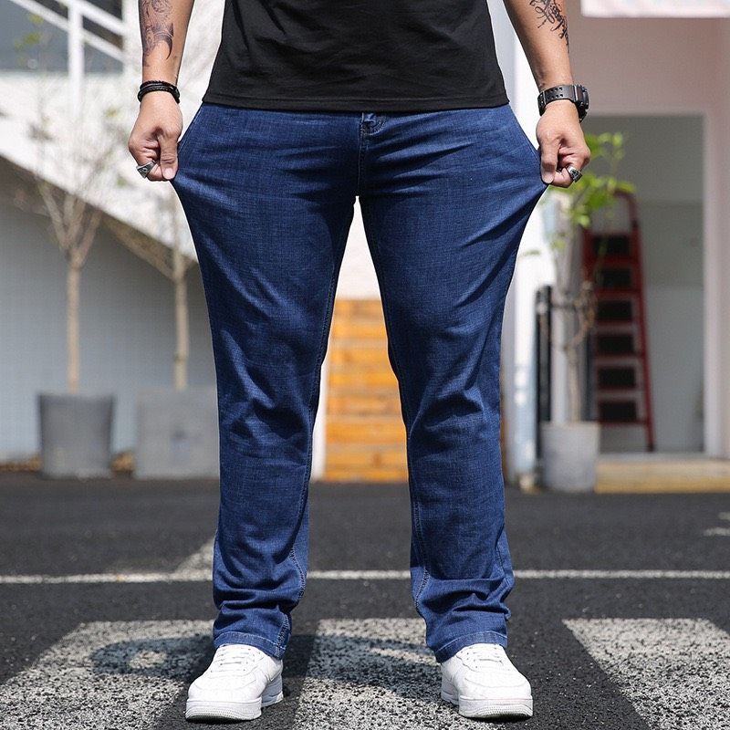  Quần Jeans Basic Lee Xanh đậm  Big Size 70-150KG 