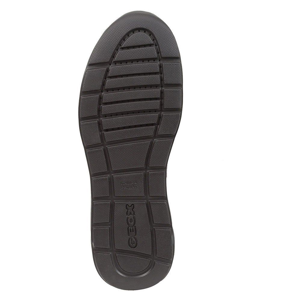 Giày Sneaker Thể Thao Geox Italian Da Mềm Màu Đen Nâu Big Size Men