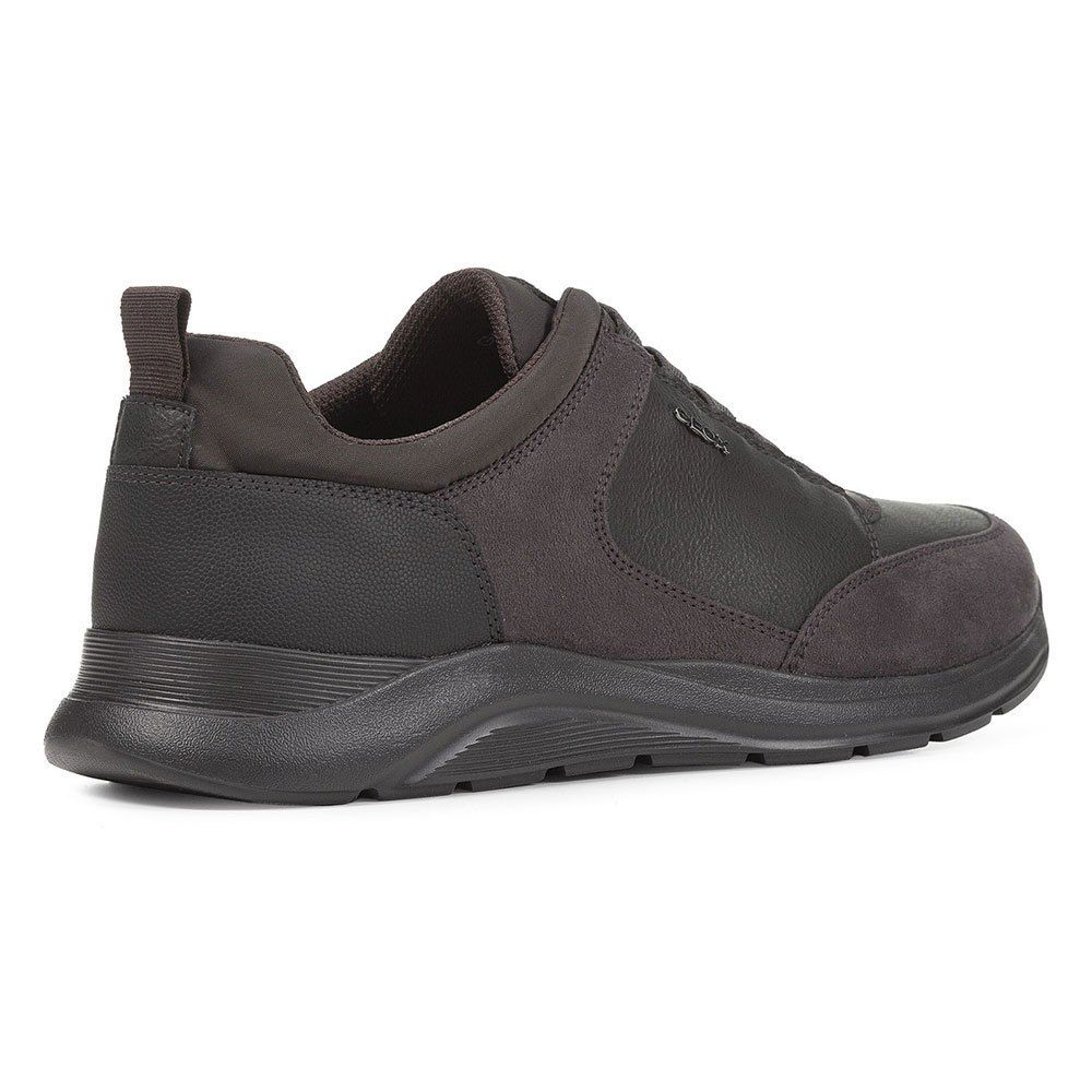 Giày Sneaker Thể Thao Geox Italian Da Mềm Màu Đen Nâu Big Size Men
