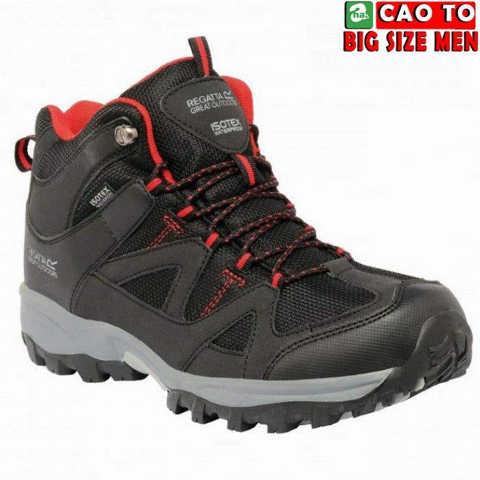 Giày leo núi HKM03 Regatta Great Outdoors Low Charcoal/Koi Orange