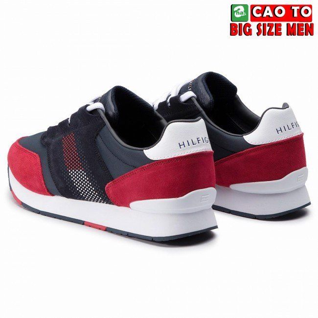 Giày Sneakers Tommy Hilfiger Red Chính Hãng Italy Big Size