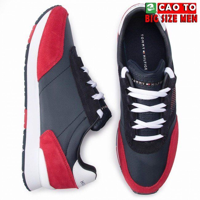 Giày Sneakers Tommy Hilfiger Red Chính Hãng Italy Big Size