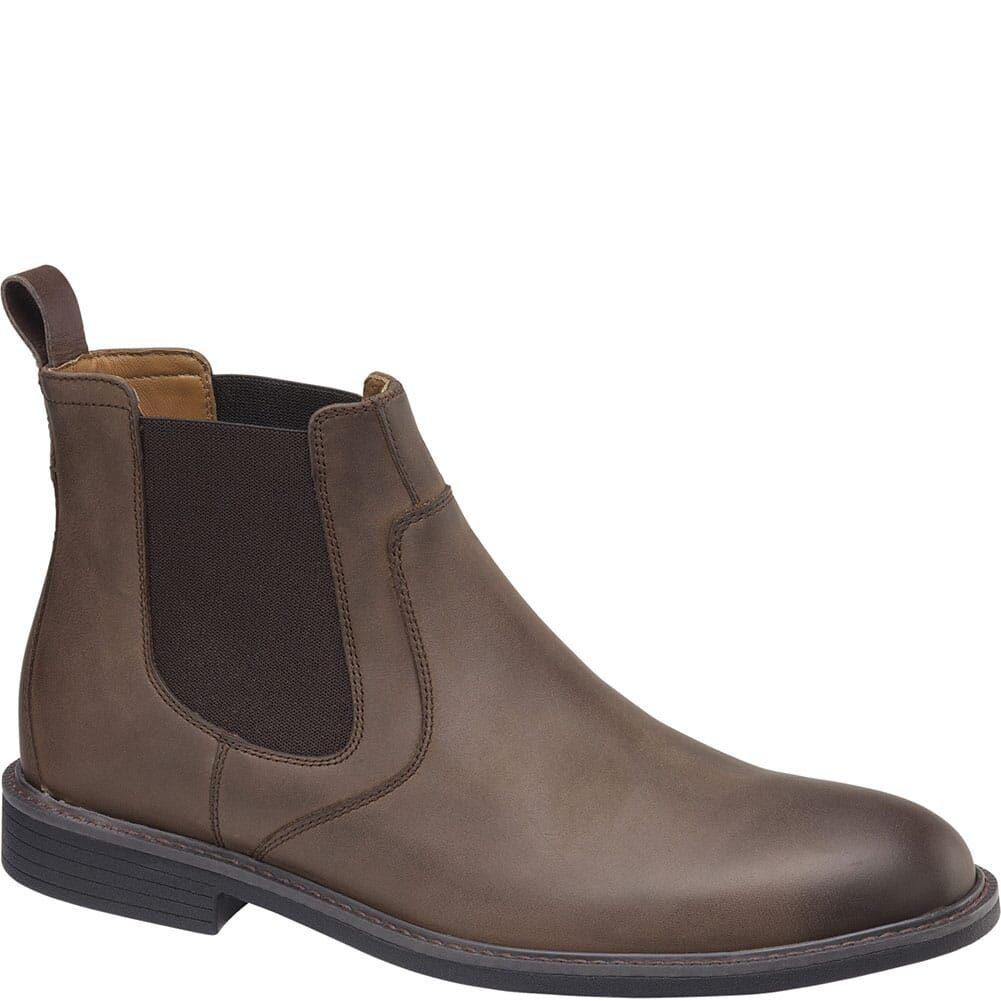 Giày Chelsea Boots Hollis Tan Da Nâu Big Size ( Kháng nước )