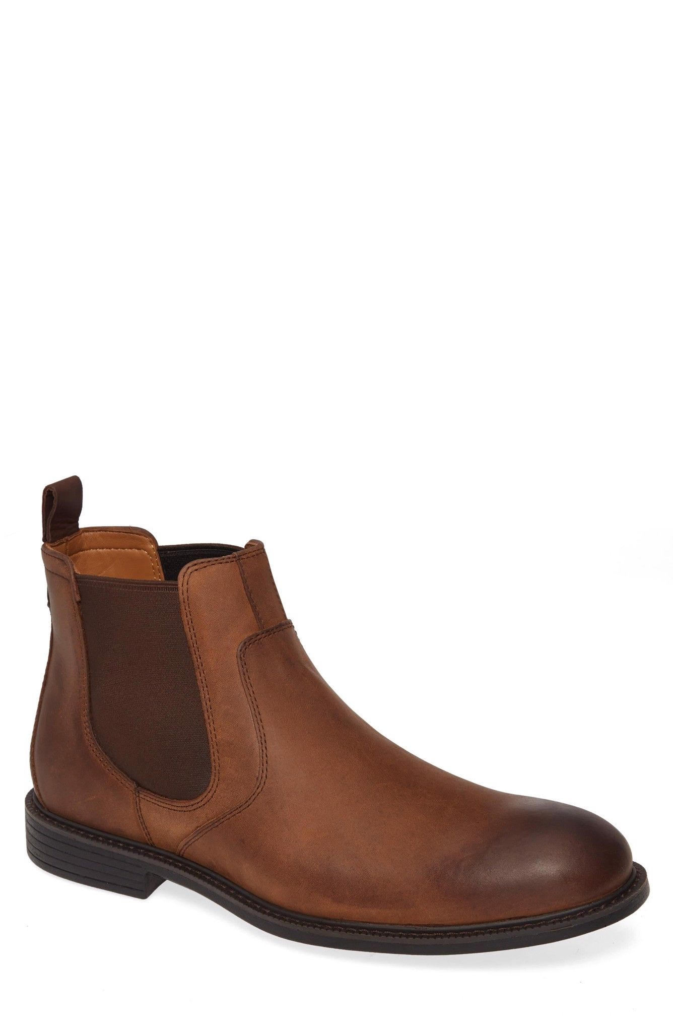Giày Chelsea Boots Hollis Tan Da Nâu Big Size ( Kháng nước )