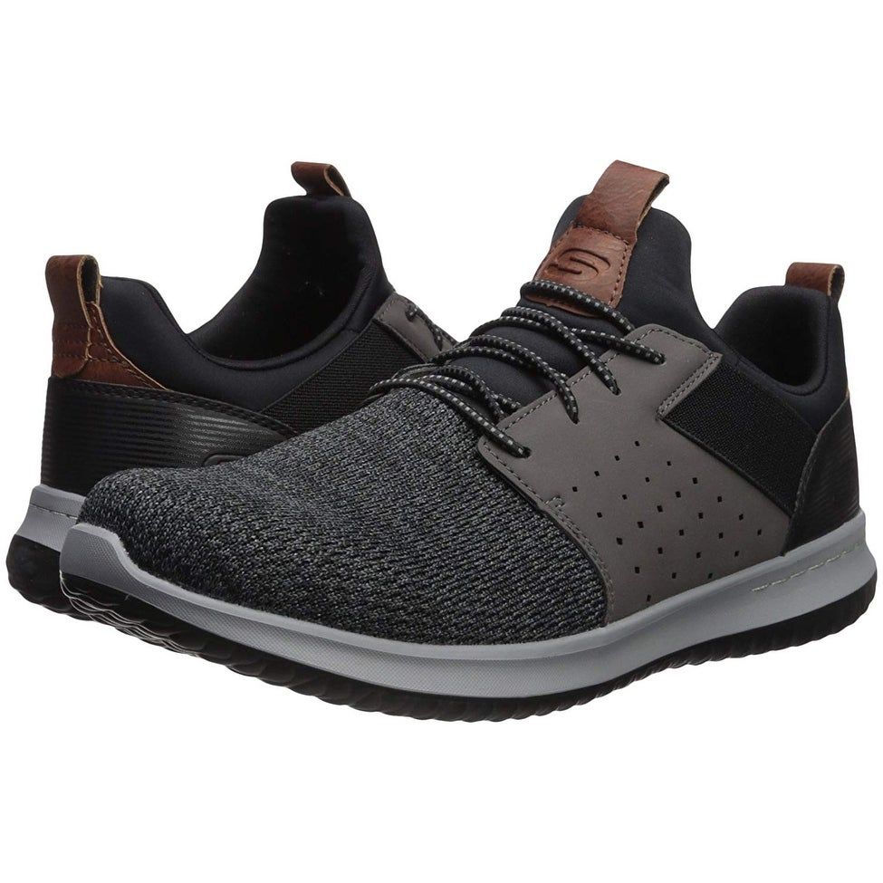 Giày Skechers Delson Màu Đen Big Size 45 46 47 48 49