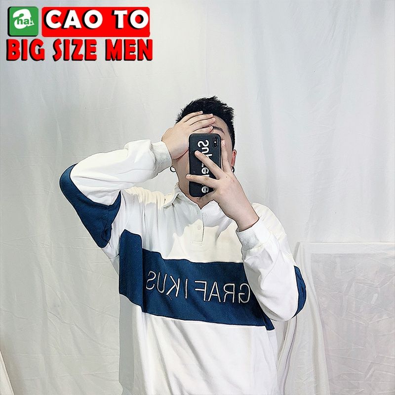 Ao Thun Tay Dài Big Size Men Phong Cách Hàn Quốc Chinh Hãng Chất Lượng Cao