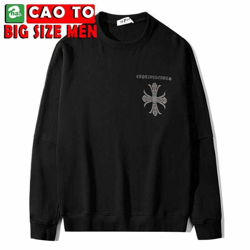 Áo Thun Tay Dài Big Size Men Họa Tiết Cực Ngầu Chính Hãng Chất Lượng Cao